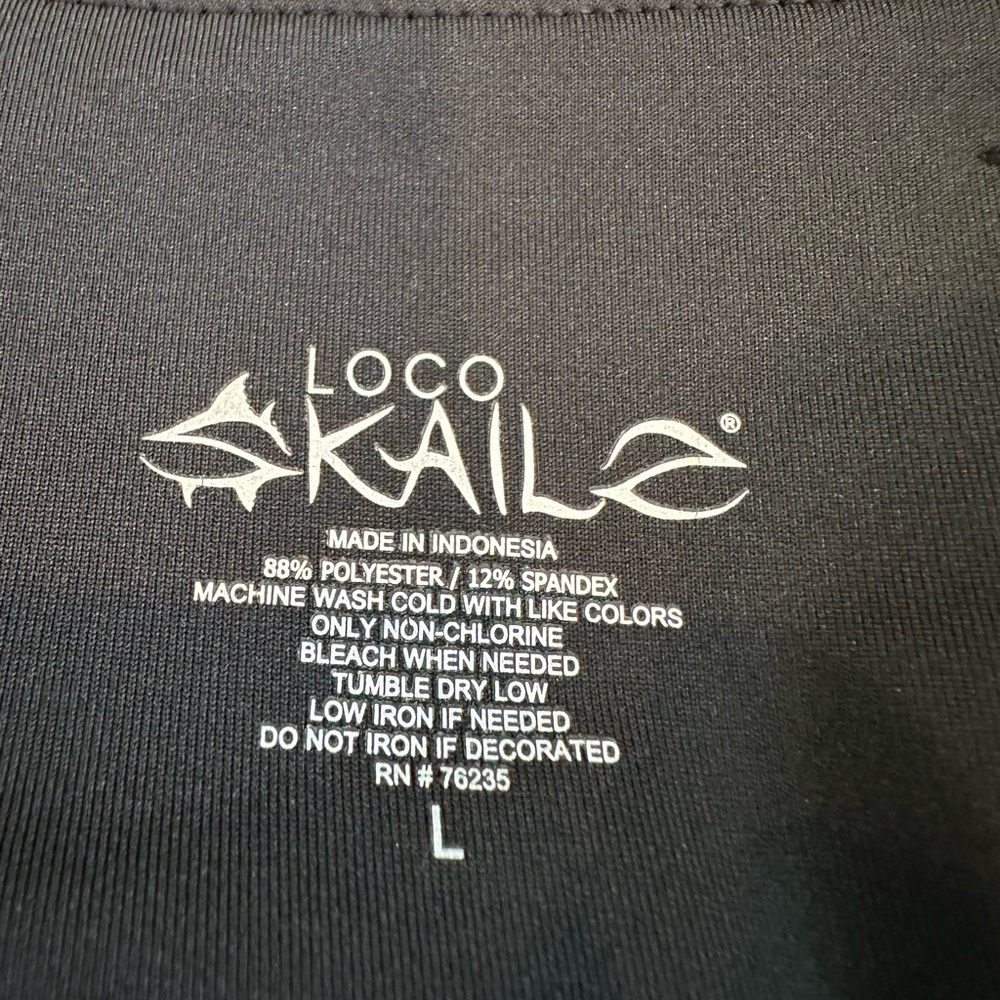 Black and Purple Athletic Swim/Fishing Shorts - Picture 4 of 4